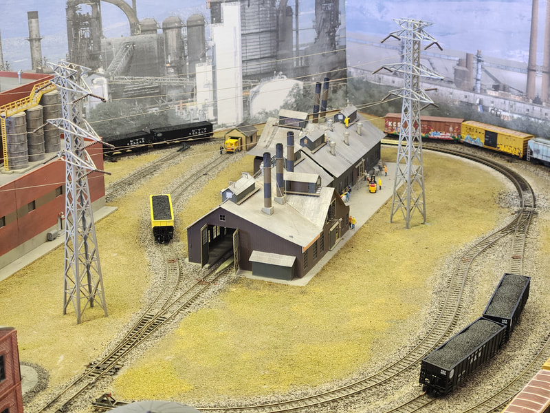 New Mexico Railrunners layout photo