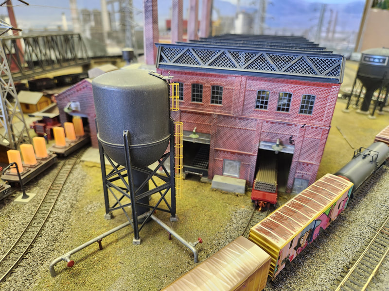 New Mexico Railrunners layout photo