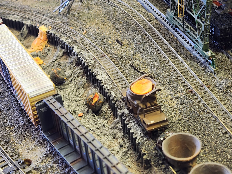 New Mexico Railrunners layout photo