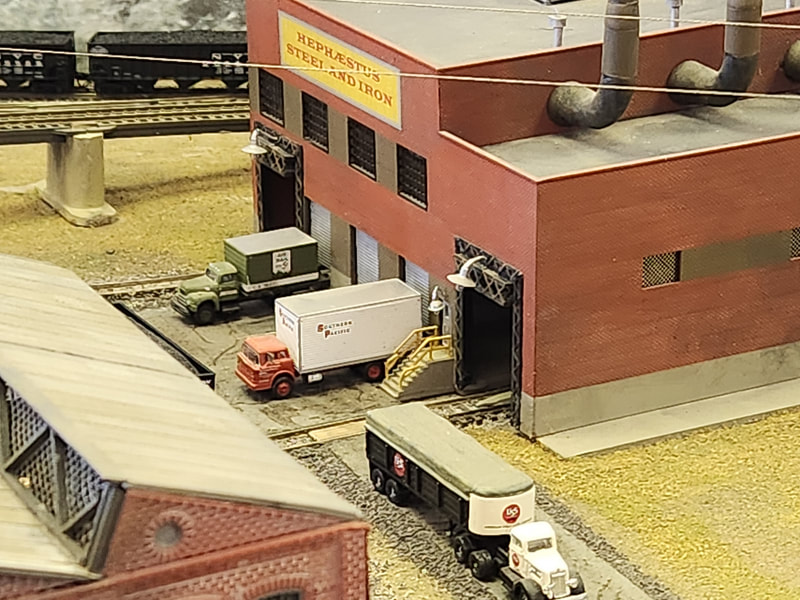New Mexico Railrunners layout photo