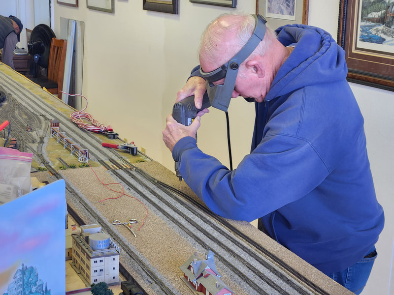 New Mexico Railrunners layout photo