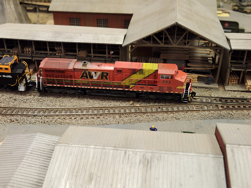 New Mexico Railrunners layout photo