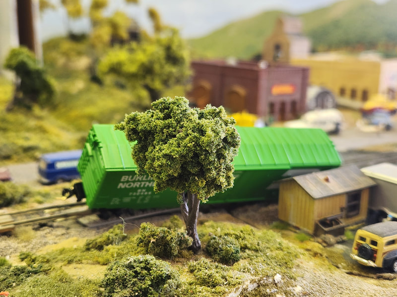 New Mexico Railrunners layout photo